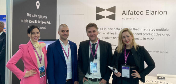 Alfatec Elarion Hospitality presented at TTG Travel Experience in Rimini