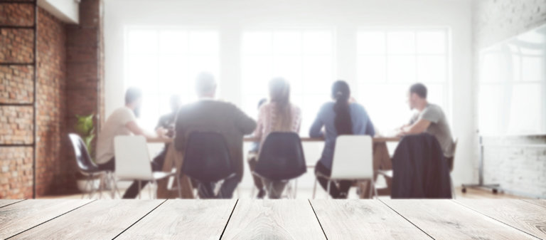 People sitting at the meeting, office