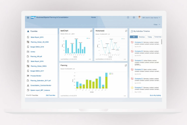 SAP Business Planning and Consolidation